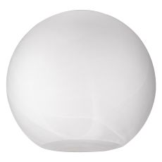 Ondra 40cm Round White Cloudy Globe Glass Shade (A), 2.3kg