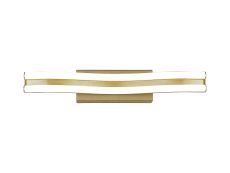 Bahia 40cm Linear Wall Lamp, 1 x 16W LED, 3500K, 1041lm, Sand Gold, 3yrs Warranty