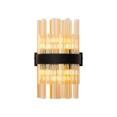 Modus 6 Light G9, Wall Light, Satin Black / Amber