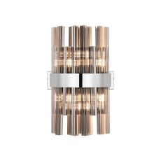 Modus 6 Light G9, Wall Light, Polished Nickel / Smoke