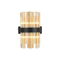 Modus 4 Light G9, Wall Light, Satin Black / Amber