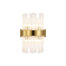 Modus 4 Light G9, Wall Light, Brass / Clear