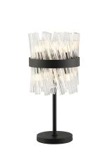 Modus 6 Light G9, Table Lamp, Satin Black / Clear