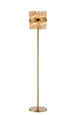 Modus 8 Light G9, Floor Lamp, Brass / Amber