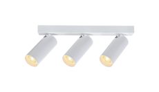 Nazare Linear 3 Light Spotlight GU10 Mini (Max 12W), Matt White