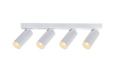Nazare Linear 4 Light Spotlight GU10 Mini (Max 12W), Matt White