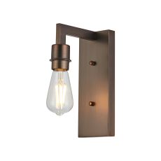 Isola Wall Lamp Over Arm (FRAME ONLY) Without Shade, 1 Light E27, Matt Bronze