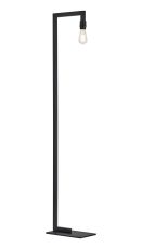 Isola Floor Lamp Over Arm Without Shade, 1 Light E27, Satin Black
