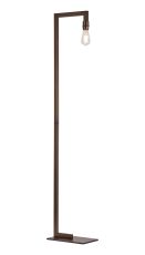 Isola Floor Lamp Over Arm Without Shade, 1 Light E27, Matt Bronze