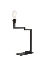 Isola Swing Arm Table Lamp, Without Shade, 1 x E27, Satin Black