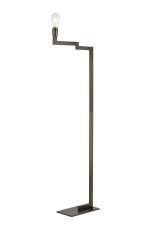 Isola Swing Arm Floor Lamp, Without Shade, 1 x E27, Matt Bronze