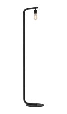 Isola Arc Floor Lamp Without Shade, 1 Light E27, Satin Black