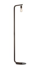Isola Arc Floor Lamp Without Shade, 1 Light E27, Matt Bronze