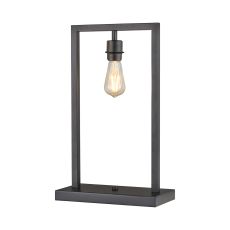 Isola Table Lamp Without Shade, 1 Light E27, Satin Black