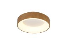 Niseko II Ring Ceiling 38cm 30W LED, 2700K-5000K Tuneable, 2250lm, Remote Control & APP, Wood, 3yrs Warranty