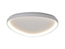 Niseko II Triangular Ceiling 61cm 50W LED, 2700K-5000K Tuneable, 3000lm, Remote Control, White, 3yrs Warranty