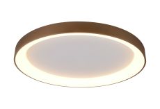 Niseko II Ring Ceiling 90cm 78W LED, 2700K-5000K Tuneable, 6200lm, Remote Control, Gold, 3yrs Warranty