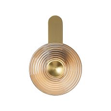 Biento Wall Lamp, 1 x 7W LED, 3000K, 426lm, Brass/Smoke, 3yrs Warranty