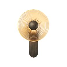 Biento Wall Lamp, 1 x 7W LED, 3000K, 426lm, Bronze/Amber, 3yrs Warranty