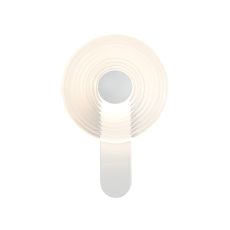 Biento Wall Lamp,1 x 7W LED, 3000K, 426lm, Satin White/Clear, 3yrs Warranty