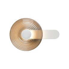Biento Wall Lamp,1 x 7W LED, 3000K, 426lm, Satin White/Smoke, 3yrs Warranty
