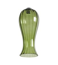 Giuseppe 10x23cm Vase (AJ) Moss Green Glass Shade