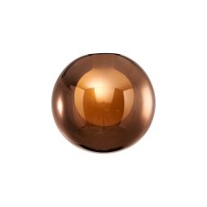 Giuseppe 12cm Round Copper With Inner Frosted Globe (G) Glass Shade
