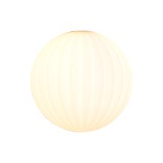 Giuseppe 15cm Segment (AL) Round Opal Globe Glass Shade