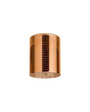 Giuseppe 12x15cm Medium Cylinder (B) Lined Dark Copper Glass Shade