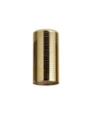Giuseppe 10x20cm Tall Cylinder (B) Lined Gold Glass Shade