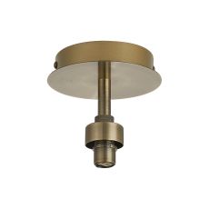 Giuseppe 12cm Antique Brass 1 Light G9 Universal Flush Light (FRAME ONLY), For A Vast Range Of Glass Shades