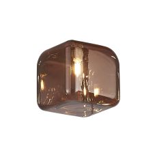 Giuseppe 13x13x12.5cm Smooth Squircle (P) Glass Shade Copper