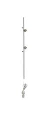 Giuseppe Polished Chrome 85cm 2 Light G9 Universal Switched Plug-In Wall Lamp (FRAME ONLY), For A Vast Range Of Glass Shades