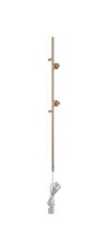 Giuseppe French Gold 85cm 2 Light G9 Universal Switched Plug-In Wall Lamp (FRAME ONLY), For A Vast Range Of Glass Shades