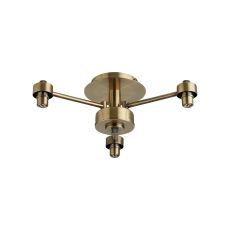 Giuseppe 37.5cm Antique Brass 3 Light G9 Semi Flush Light (FRAME ONLY), For A Vast Range Of Glass Shades