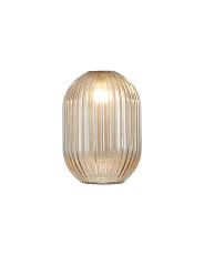 Giuseppe 12x16.5cm Almond Ribbed (T) Champagne Glass Shade