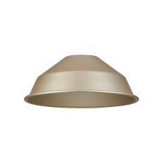 Giuseppe 15x6cm 3 Tier Trapezium (MA) Satin Beige/Champagne Gold Painted Metal Shade