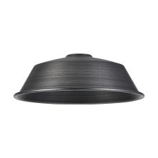 Giuseppe 18x6cm Lampshade With Angled Sides (MC) Pewter/Light Pewter Painted Metal Shade