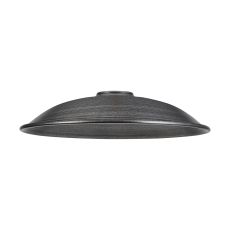 Giuseppe 18x4cm Shallow Dome Round (ME) Pewter/Light Pewter Painted Metal Shade