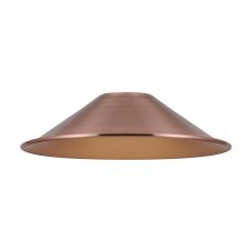 Giuseppe 18x4.8cm Shallow Cone (MF) Antique Copper/Copper Painted Metal Shade