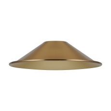 Giuseppe 18x4.8cm Shallow Cone (MF) Gold Bronze/Gold Painted Metal Shade