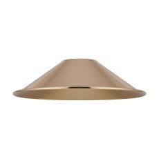Giuseppe 18x4.8cm Shallow Cone (MF) French Gold/Painted Champagne Gold Metal Shade