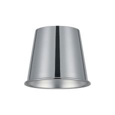 Giuseppe 13.5x11cm Cone (MG) Polished Chrome/Silver Painted Metal Shade