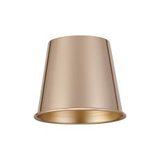 Giuseppe 13.5x11cm Cone (MG) French Gold/Painted Champagne Gold Metal Shade