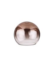 Giuseppe 15cm Open Mouth Glass Shade (AG), Copper Fade/Clear