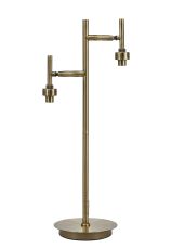 Giuseppe Antique Brass 2 Light G9 Reader Table Lamp Without Shade, For A Vast Range Of Glass Shades (Up To 200g)