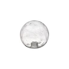 Giuseppe 10cm Rings Pattern Effect (Y) Round Clear Globe Glass Shade