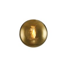 Giuseppe 10cm Rings Pattern Effect (Y) Round Gold Globe Glass Shade