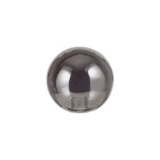 Giuseppe 10cm Rings Pattern Effect (Y) Round Smoked Globe Glass Shade