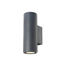 Pere Wall Light, 2 Light GU10, Dark Grey, IP65, 2yr Warranty